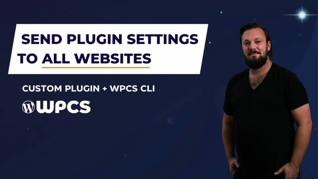 Update settings for plugins for all websites as one